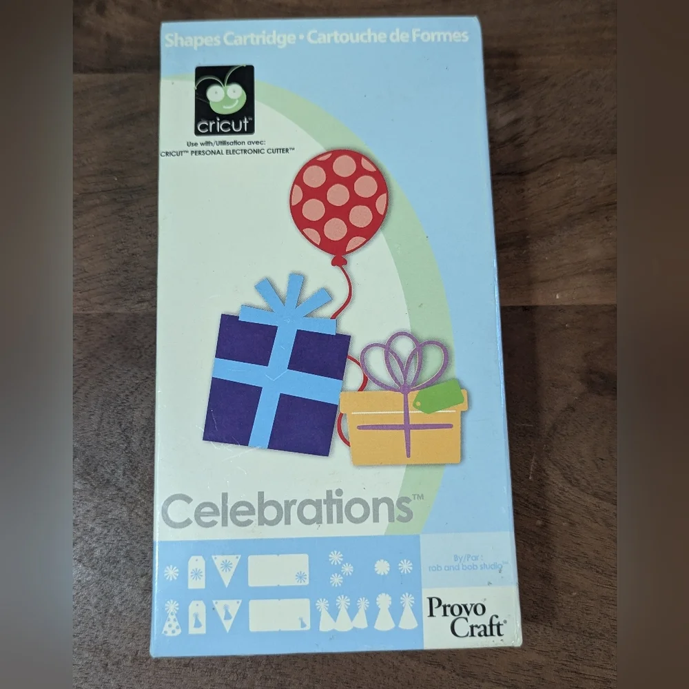 Cricut Celebrations cartridge crafting scrapbooking